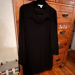 Nine West Black Pleated Dress Brand New Size XL